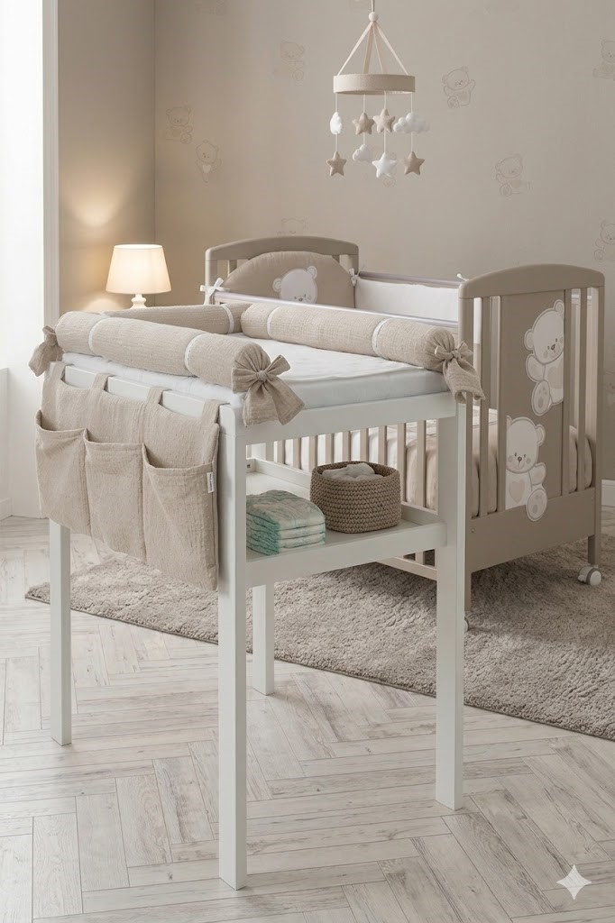Prebaľovací pult Italbaby Open s doplnkami